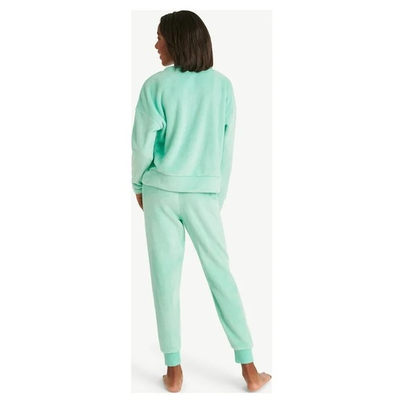💕3/$20💕 NWT. Justice Girls Fleece Long Sleeve Top and Jogger Pant, 2-piece - Picture 6 of 8